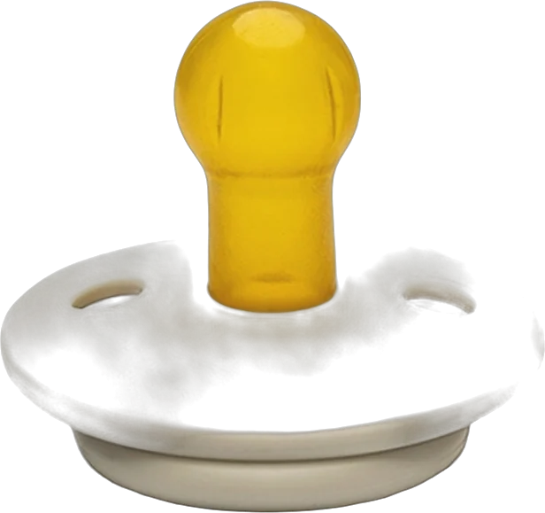A traditional round cherry dummy