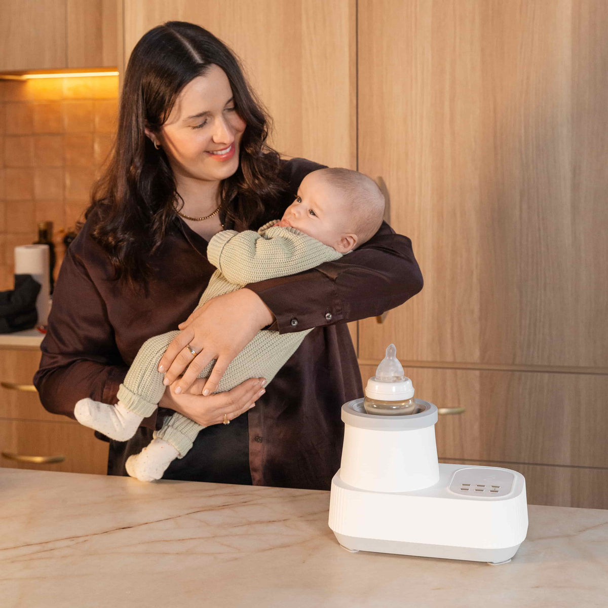 Waterless Bottle Warmer & Formula Mixer