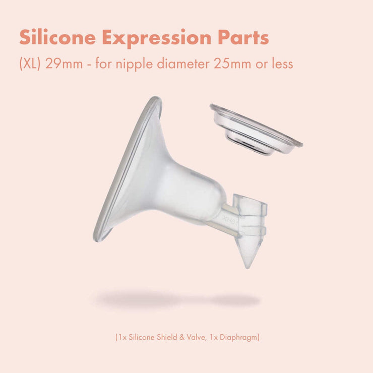 Minbie Pump Silicone Diaphragm & Shield+Valve (XL) 29mm Minbie UK 