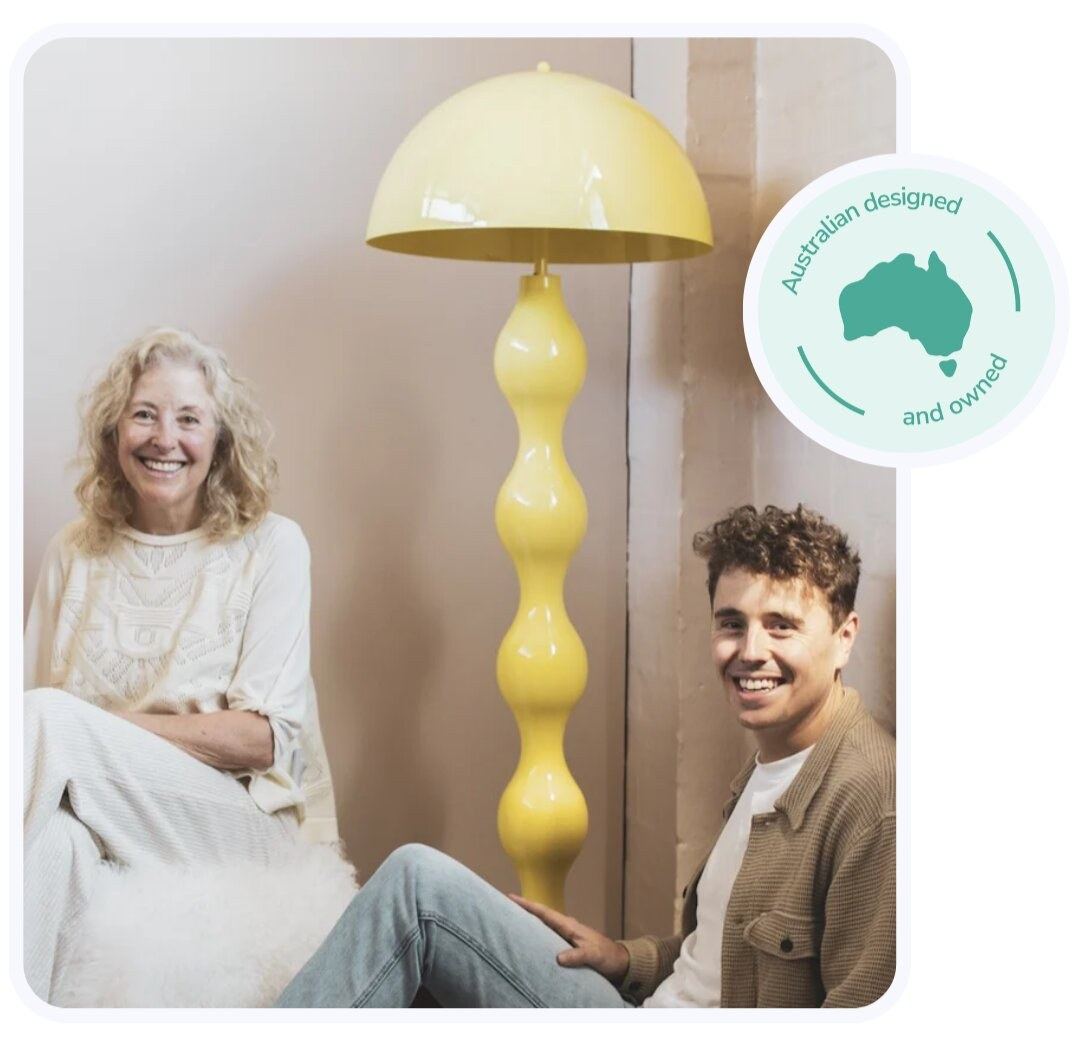 Julia and Torquhil, Minbie’s mother-and-son founders